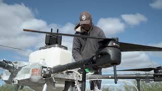 Mimosa control in the North West using drones to apply herbicide on woody weeds
