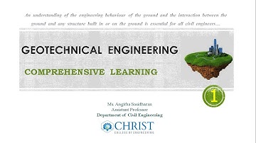 Comprehensive Learning - Geotechnical Engineering (Video 1)