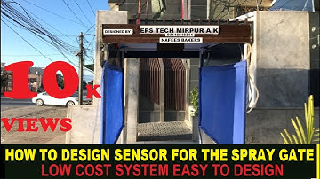 Auto sensor for Disinfectant  gate