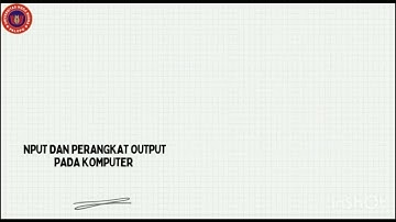 Fungsi Perangkat input dan perangkat output