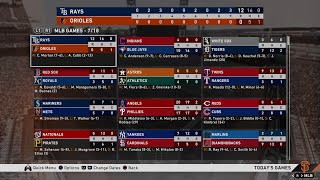 7/18 results and standings update