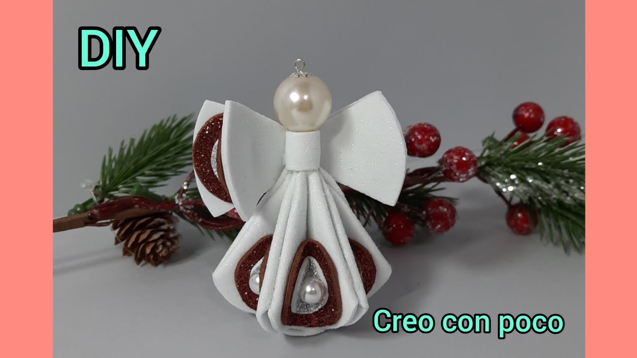 Tutorial:Come trasformare gomma eva in un Angioletto! Ангел своими руками