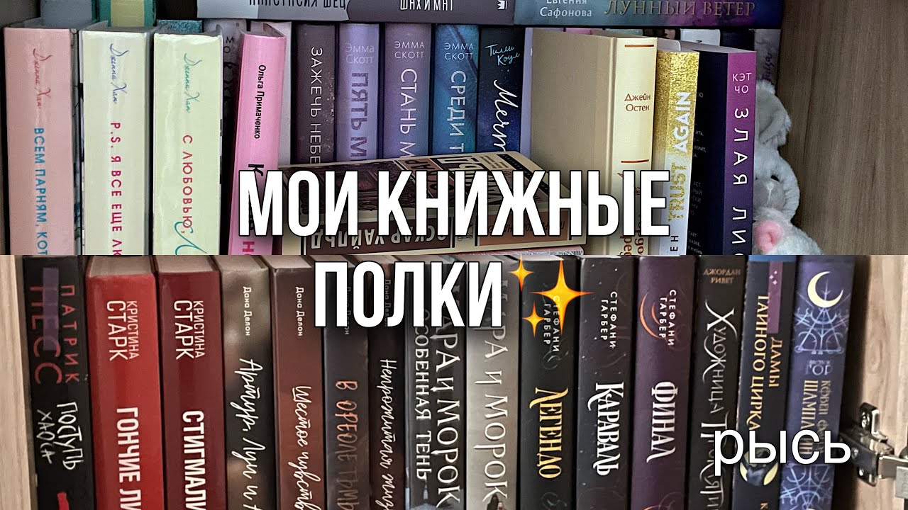 МОИ КНИЖНЫЕ ПОЛКИ; 1 часть. мои книги 📚 - YouTube