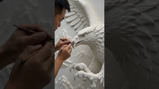 🦅 Amazing Eagle Wall Art Design | 3D Interior Decoration Masterpiece