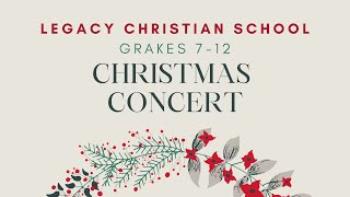 LCS Christmas Concert  2024 - Grades 7-12