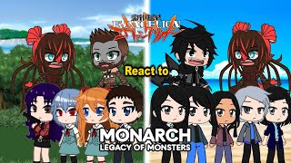 Evangelion react to Monarch Legacy of Monsters Lee Shaw is alive alone in Titan World