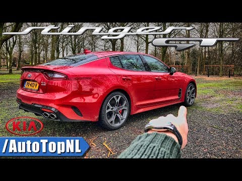 Kia Stinger GT REVIEW POV On AUTOBAHN By AutoTopNL