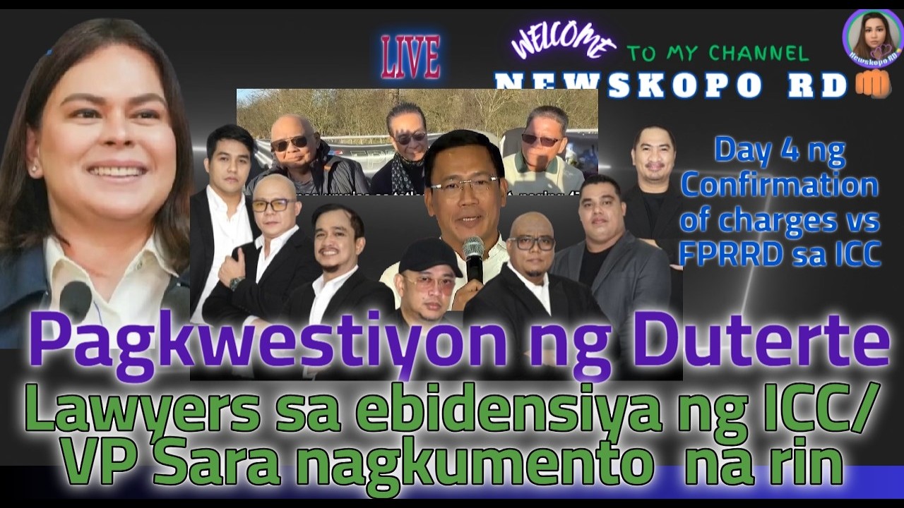Pagkwestiyon ng Duterte Lawyers sa ebidensiya ng ICC / VP Sara nagsalita na rin vs ICC