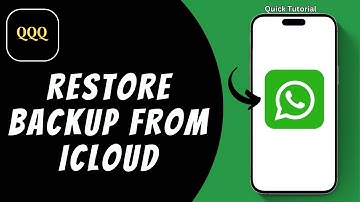 HOW TO RESTORE WHATSAPP BACKUP FROM ICLOUD