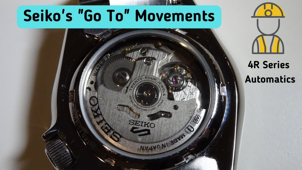 Seiko's Now Ubiquitous 4R Automatic Movements - YouTube
