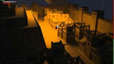 Real-time path tracing: Babylon city area light test