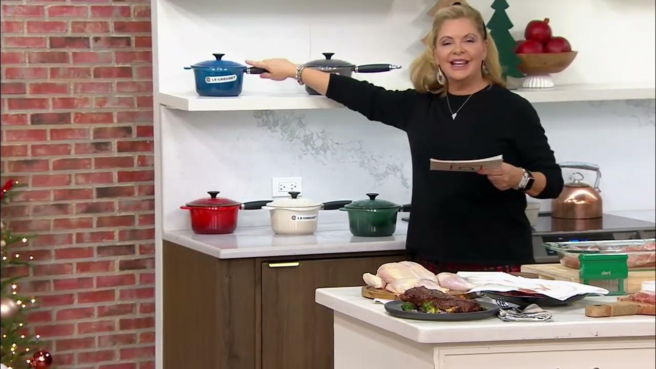 Le Creuset CastIron 2qt Saucepan with Phenolic Handle on QVC YouTube