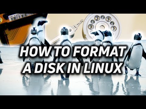 Video: Een Harde Schijf Formatteren Met Linux