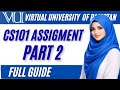 CS101 Assignment Part-2 | Virtual University | Fall 2025| #virtualuniversity #cs101assigment #vu