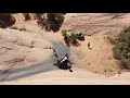 RZR flipping on Hell's Gate trail in Moab, Utah