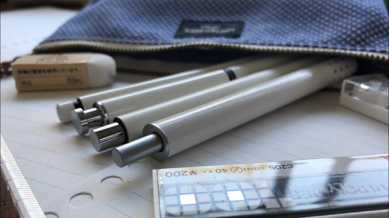 筆箱紹介 part1 LAMYだけで白統一