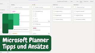 Wie kann ich mich mit dem Microsoft Planner strukturieren | Tipps für Planner Umgang