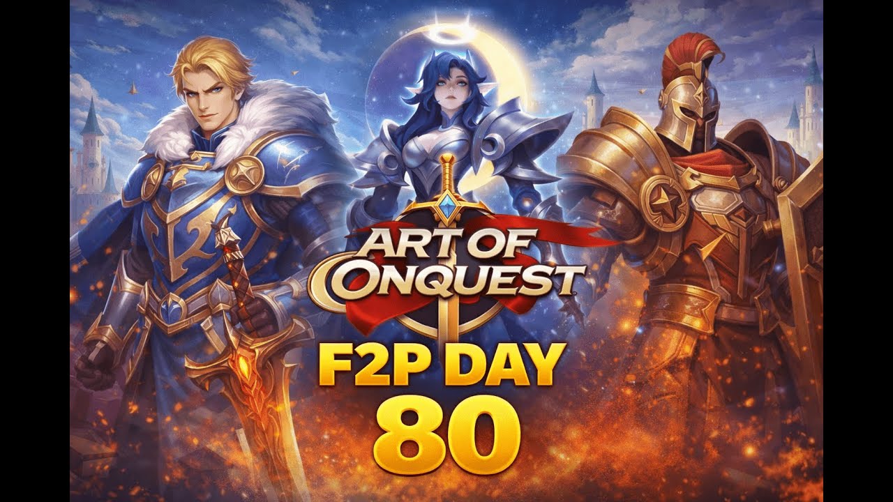 Art of Conquest F2P Day 80 - 59,000 Linari Saved!