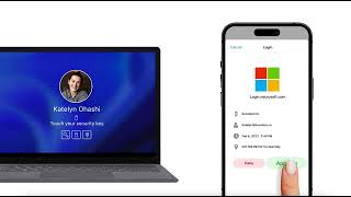 use smartphone as a fido security key to log into windows