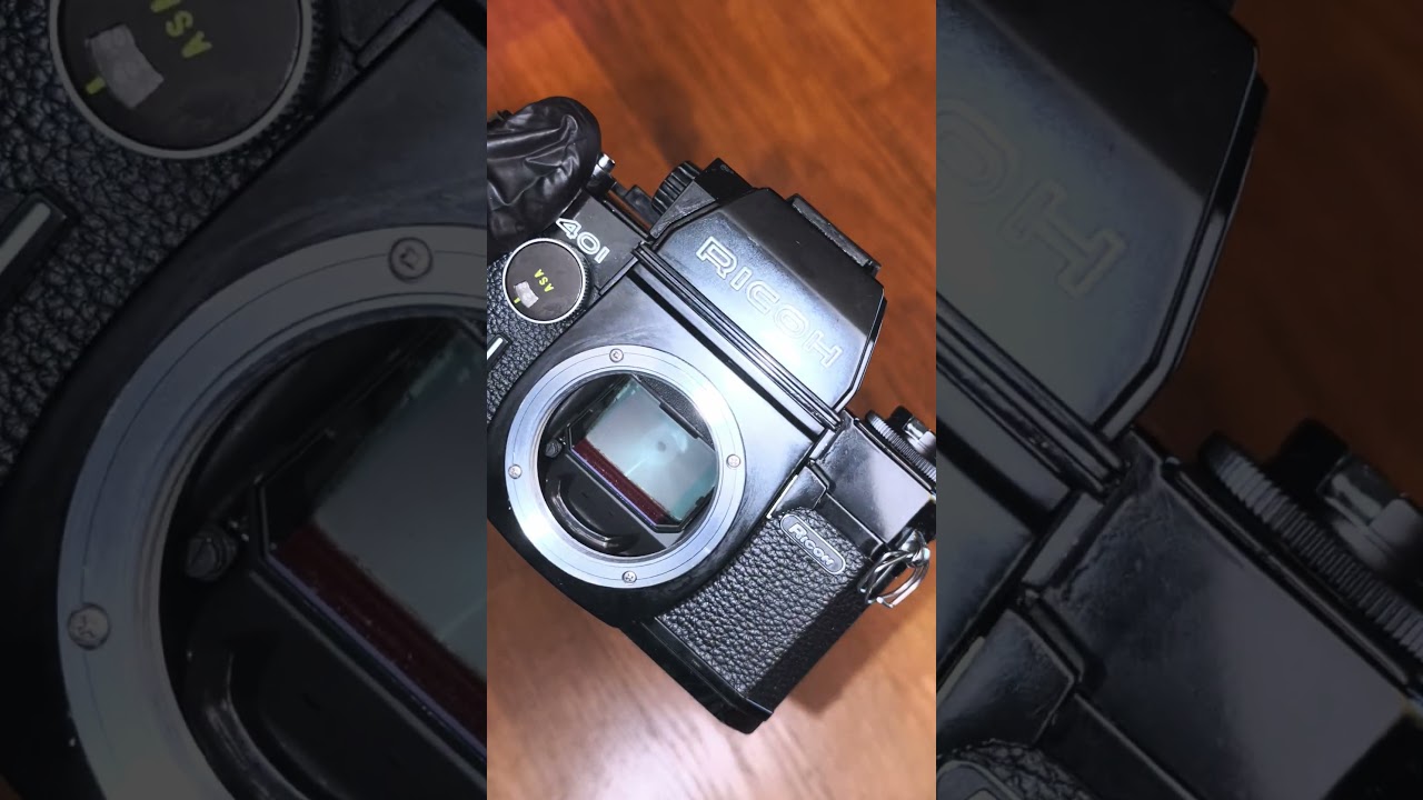 Unboxing Ricoh TLS 401 and Hanimar 3.5 135mm - Part Three: Camera