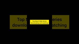 Top 6 Must-Watch Web Series of 2026 | Don't Miss These ShowsWebSeries #Top6WebSeries #NetflixSeries