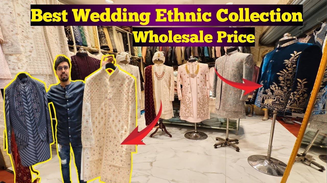 Best Wedding Ethnic Shop In Hyderabad | Sherwani Suits Kurta Lowest Price |