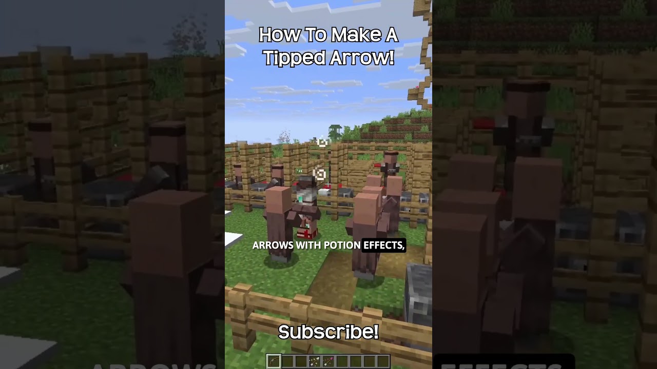 How To Make Tipped Arrows In Minecraft?!