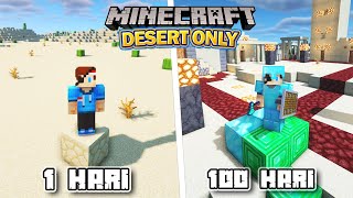 100 Hari di Minecraft tapi Desert Only❗️❗️