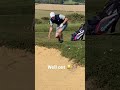 Eat sand jallen gets out of a bunker  just