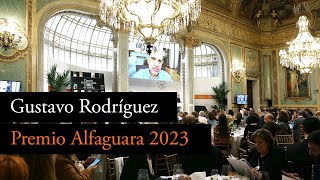 Gustavo Rodríguez gana el Premio Alfaguara 2023