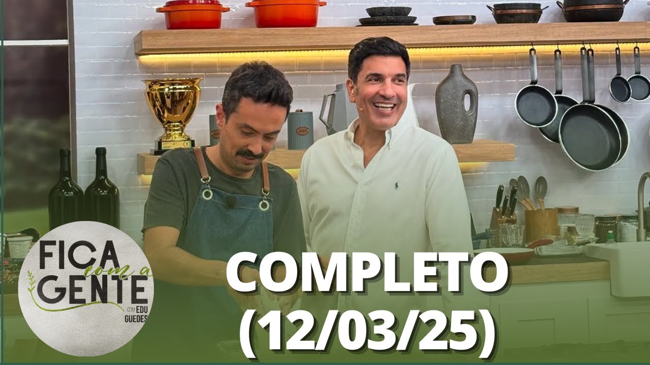 Fica com a Gente: Mousse de chocolate, Tilápia recheada e mais receitas (12/03/25) | Completo