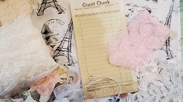 #50stackchallenge Guest Check 5 & 6, Fabric and Pocket Crafty Cat