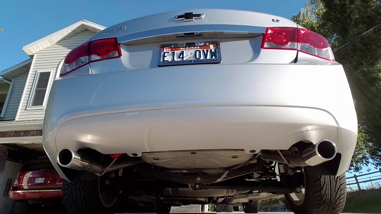 2013 Chevy Cruze Flowmaster Exhaust - YouTube