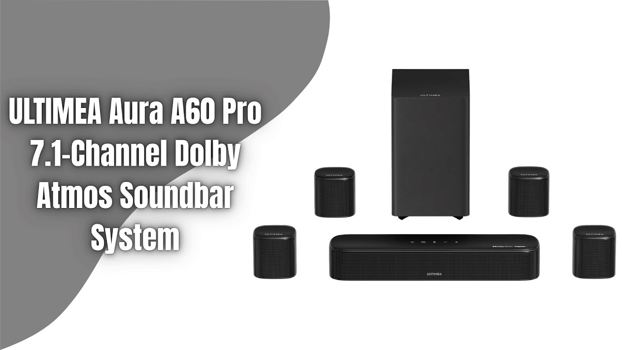 ULTIMEA Aura A60 Pro Review | 7.1 Dolby Atmos Soundbar with 420W