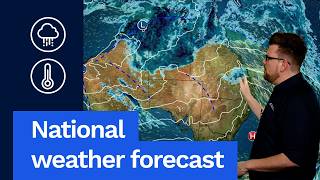 National Weather Forecast: Rain and storms in the north, dry and sunny in south-east Australia