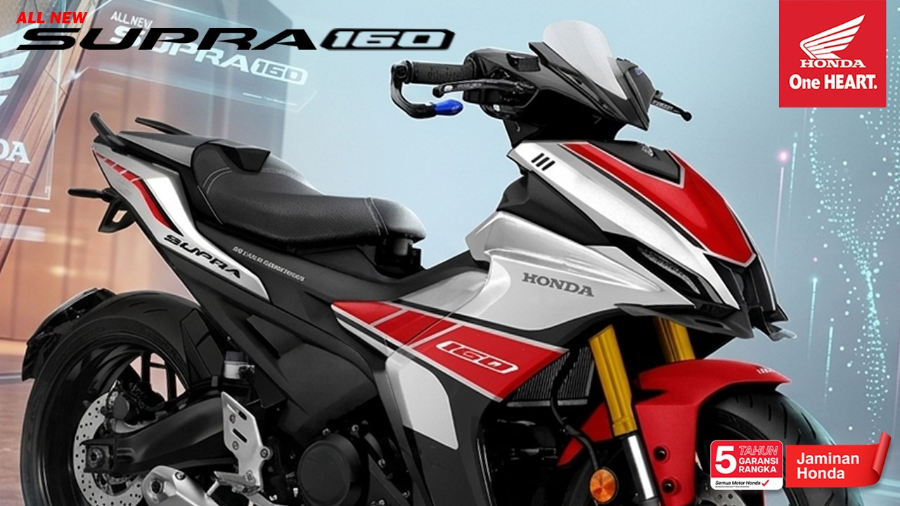 KEREN 🔥 HONDA LUNCURKAN NEW HONDA SUPRA 160 !! DESAINNY… — Transcript