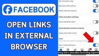 How To Open Facebook Links In External Browser screenshot 3