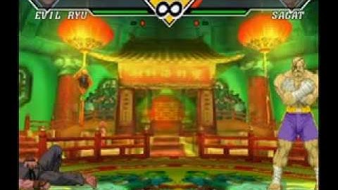 Capcom vs SNK 2 - Evil Ryu vs Sagat
