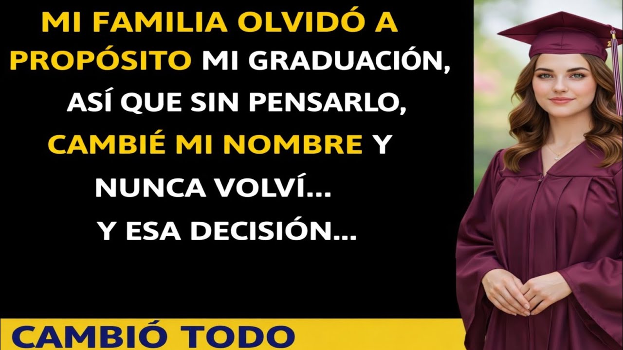 Mi familia olvidó mi graduación a propósito, así que cambié mi nombre y nunca regresé…