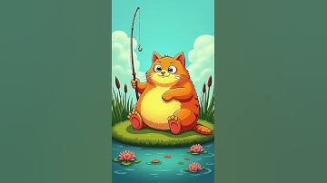 NGHỆ THUẬT CÂU CÁ CỦA MÈO Ú! #catai #funny #cat #funnycats #catcute