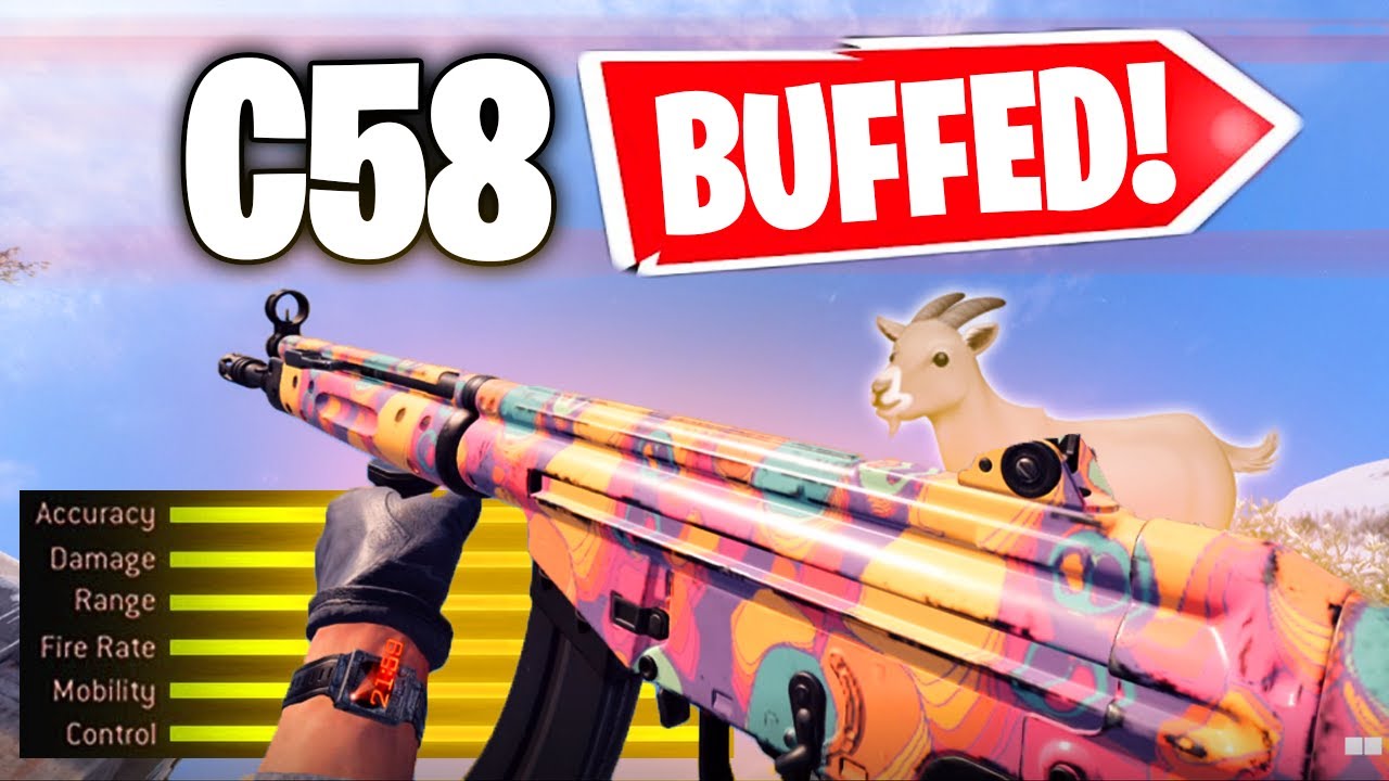 *NEW META* the BUFFED C58 is Broken.. (Season 4 Warzone)