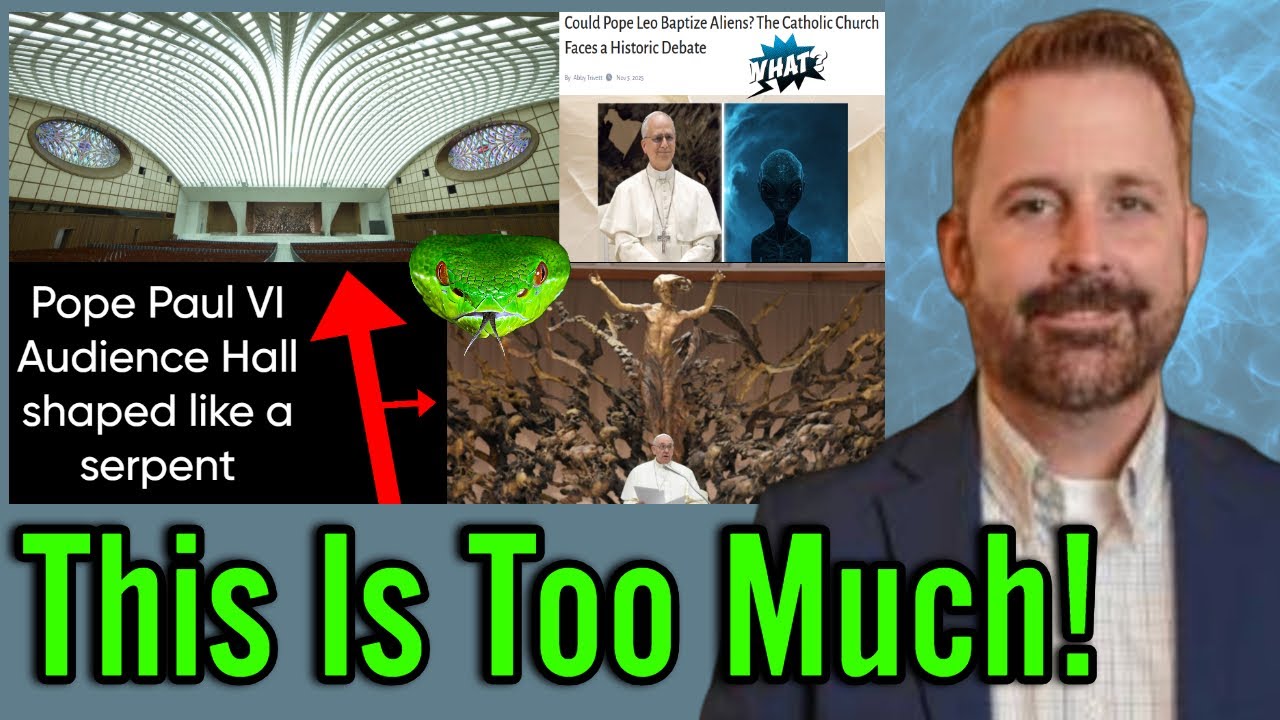 Зал аудиенций Папы в форме змеи? Крещение инопланетян и прочая чушь от Charisma News 🙄
