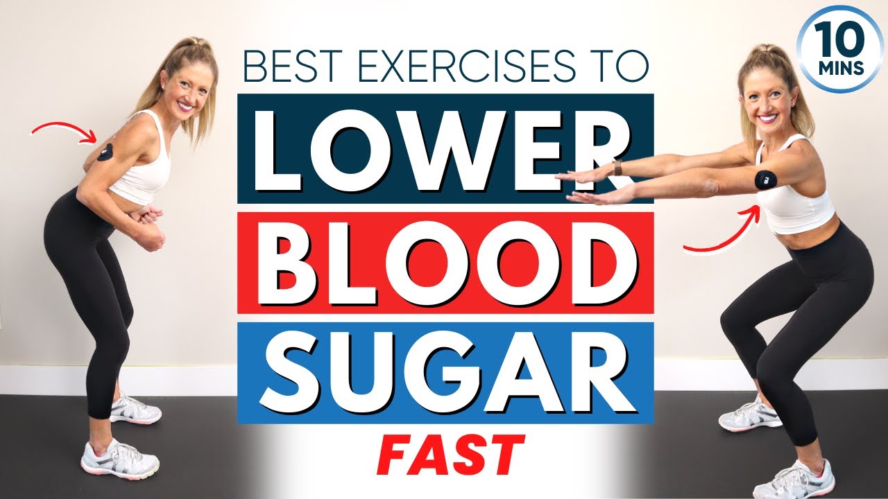 Best Exercises To Lower Blood Sugar Fast ALL STANDING 10 Minutes Best Exercises To Lower Blood Sugar Fast ALL STANDING 10 Minutes