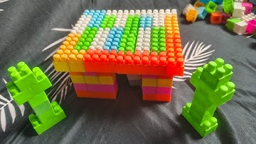 Satisfying DIY House🏠 ASMR building blocks/block game/ Lego block #asmr#asmrsounds #buildingblocks