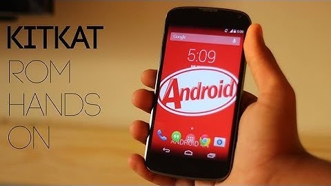 Nexus 4 Android KitKat ROM:Hands On