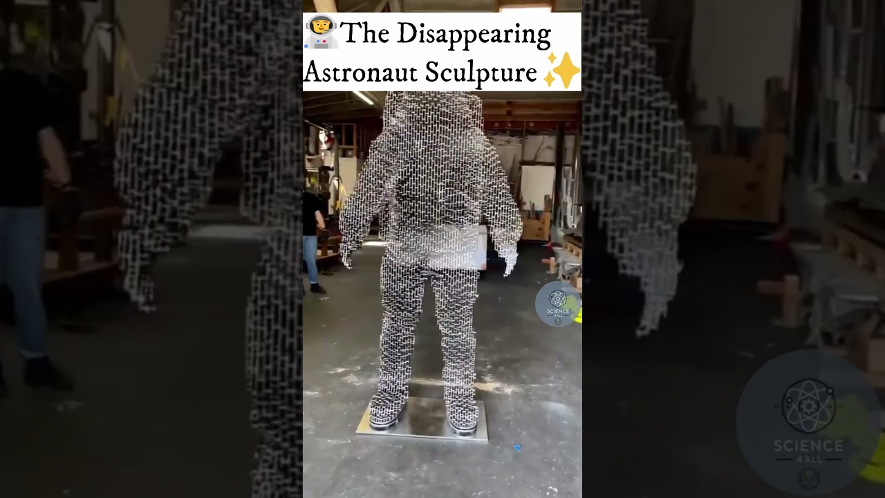 👨‍🚀The Disappearing Astronaut Sculpture ✨