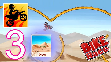 Bike Race: Motorcycle Games – Gameplay Walkthrough Part 3 - Dunes (iOS, Android)