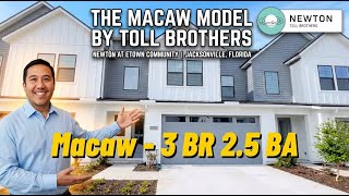 Tour The Macaw Model by Toll Brothers in Newton at eTown Community, Jacksonville, Florida