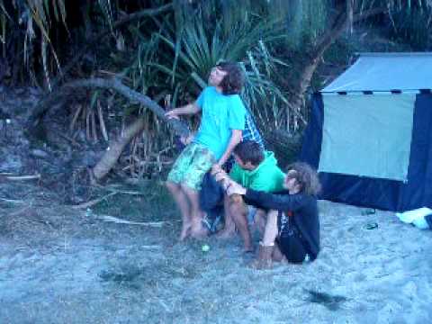 Tree catapult backflip