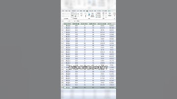 【Excel教学】Excel大神同时固定首行和尾行只要1秒 #excel技巧 #办公技巧 #文员零基础入门教程 #冻结 #办公技巧 #干货 #excel技巧